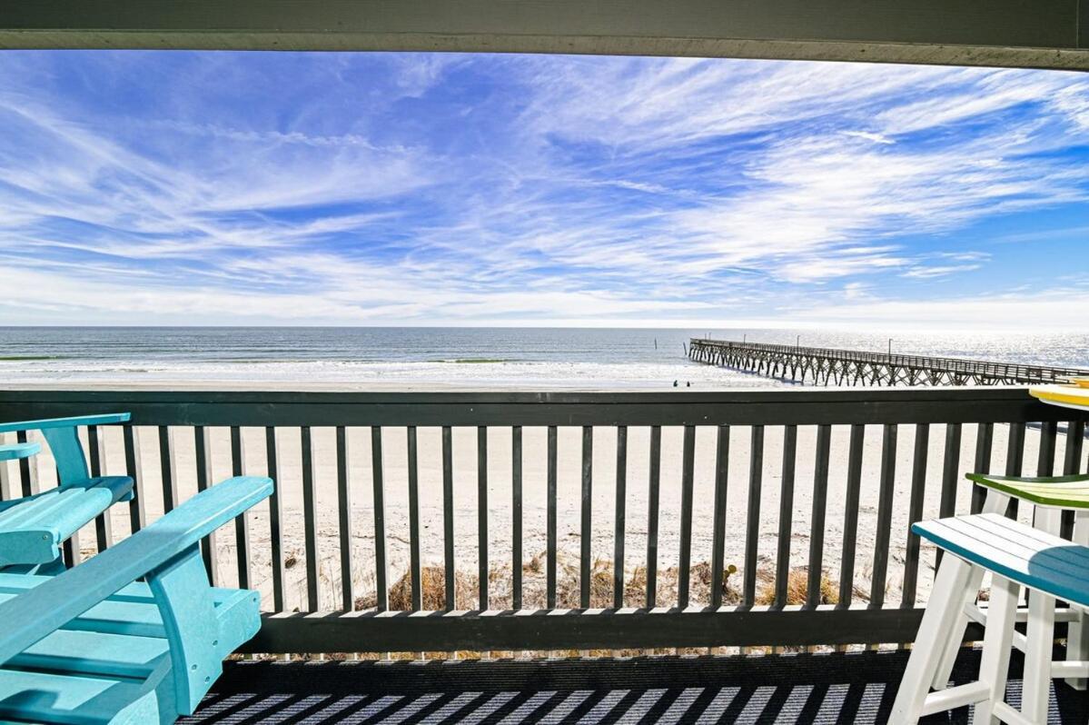 The Salty Turtle All New Modern Oceanfront Condo W Pool Myrtle Beach Exterior foto