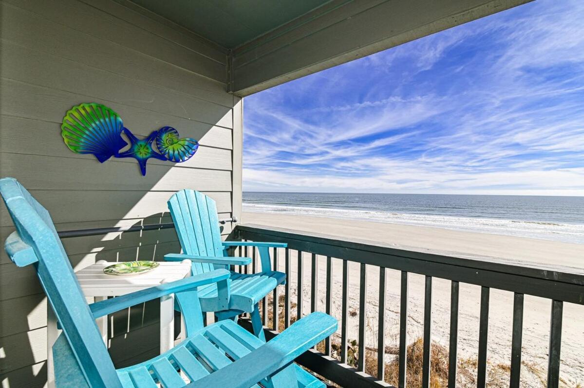 The Salty Turtle All New Modern Oceanfront Condo W Pool Myrtle Beach Exterior foto