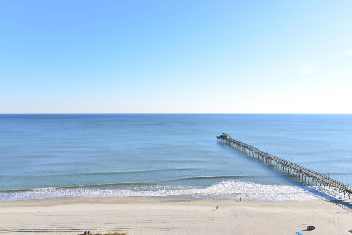 The Salty Turtle All New Modern Oceanfront Condo W Pool Myrtle Beach Exterior foto